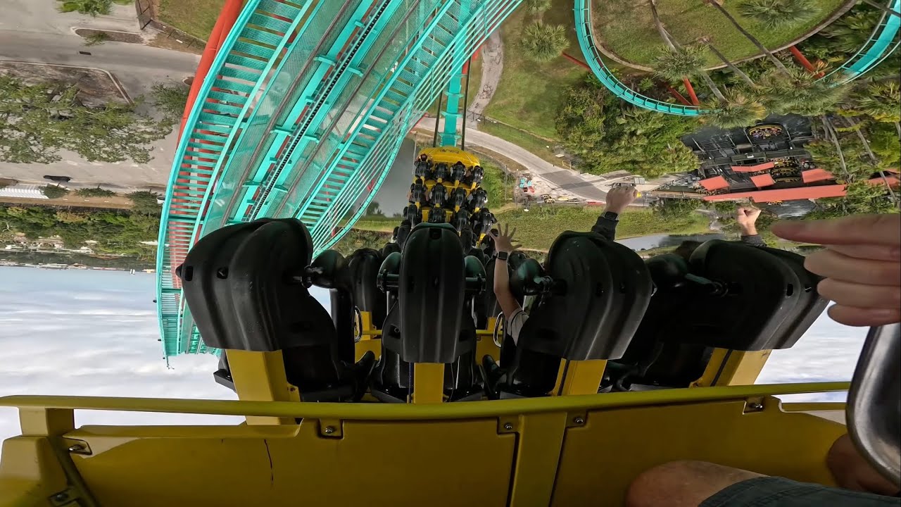 Kumba 2025 (Reopened) Back Row POV | INTENSE Sitdown Coaster! | 4K 60FPS