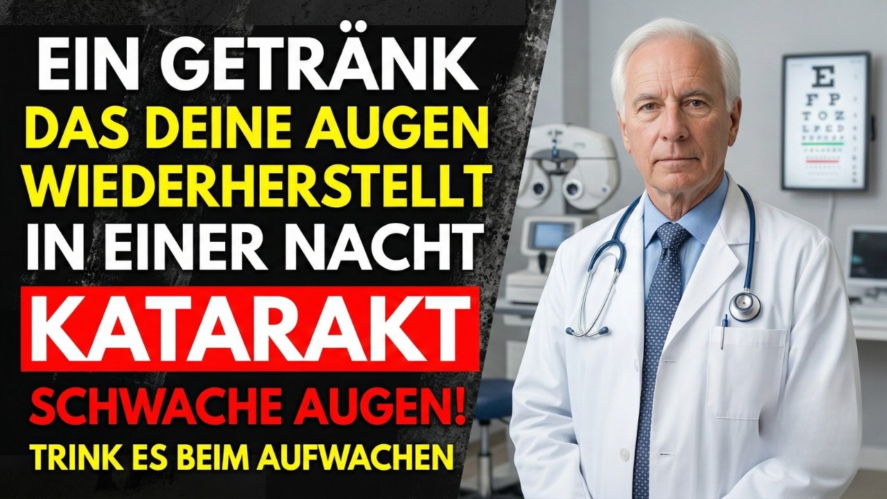 Augenarzt Enthüllt: Die BESTEN Getränke am MORGEN nach dem AUFWACHEN zur REGENERATION deiner AUGEN!