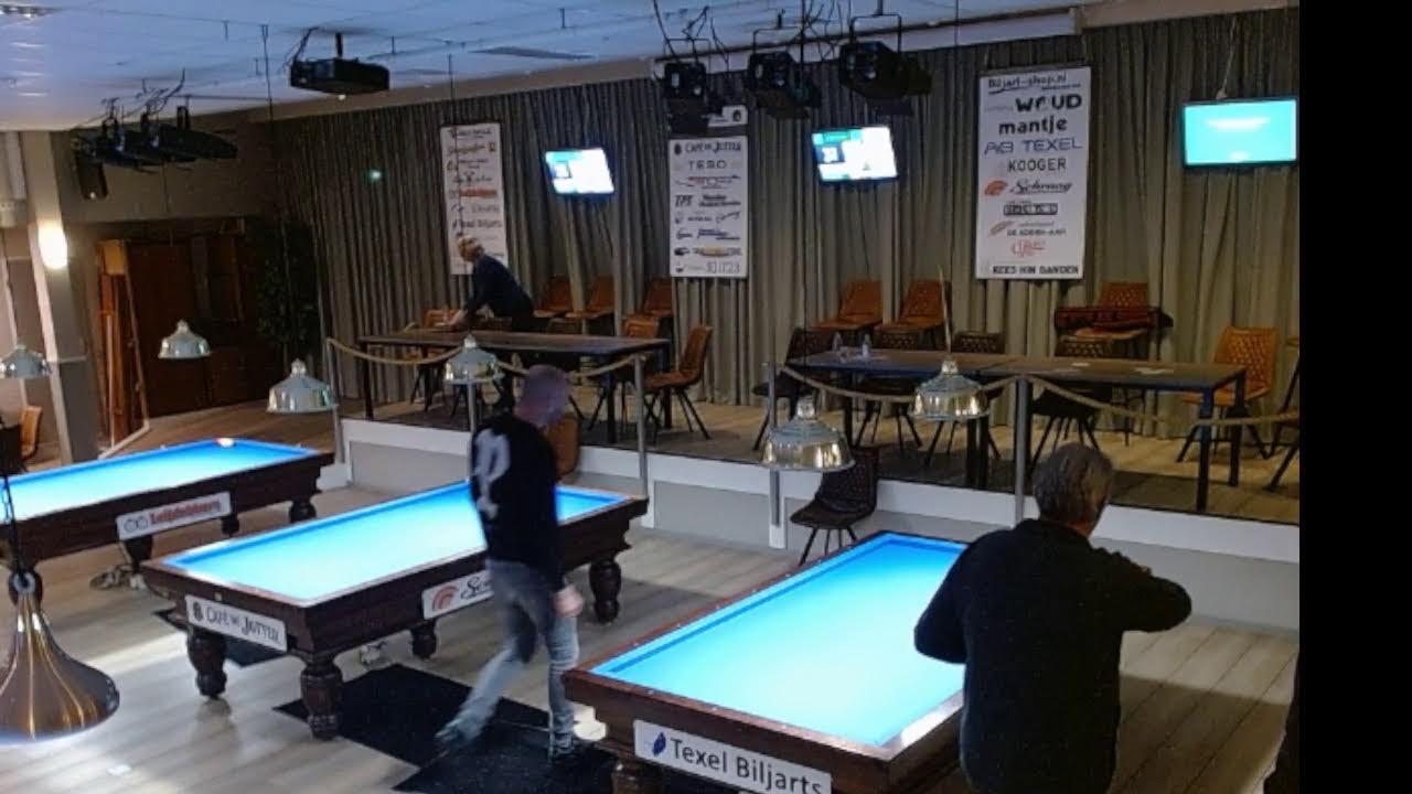 Texelse Biljart Kampioenschappen 2026 | Donderdag Avond | Libre Poules | Webcam 1