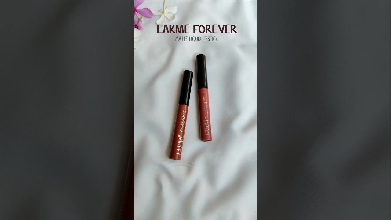 Lakme Forever Matte Liquid - Nude Twist, Nude Charm💄@ILoveLakme #lipstick #trending