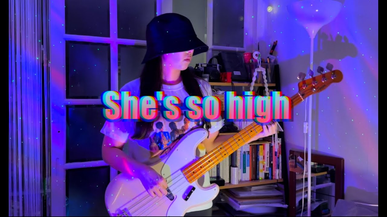 She's so high, Blur, bass cover.