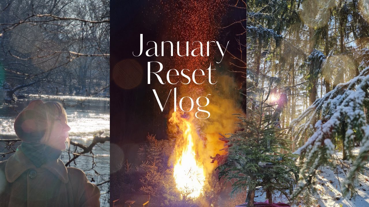 Neujahrs Reset Vlog: Ciao Weihnachtsbaum, Clean Up, Journal Kalender Planung & Schneewanderung