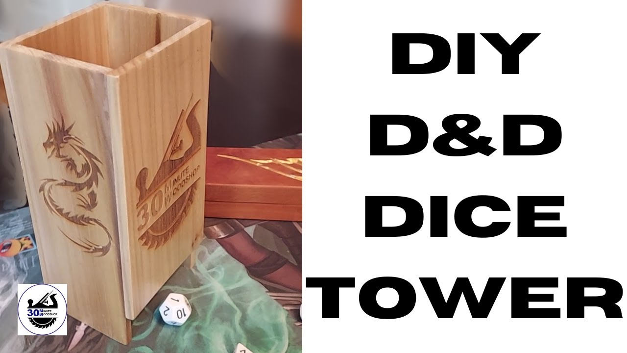 How to Make a Really Cool Dice Tower for Your Next D&D Game
