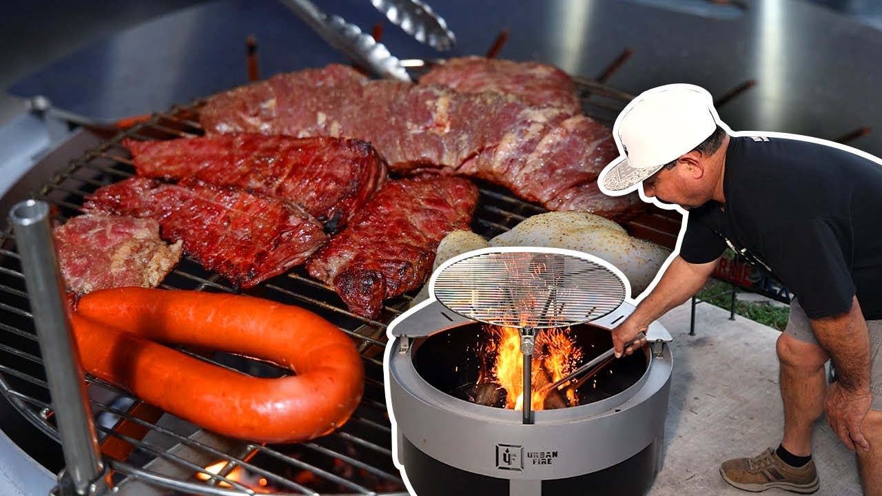 Carne Asada on a Fire Pit?! Reviewing Urban Fire&rsquo;s THE FORGE Smokeless Fire Pit