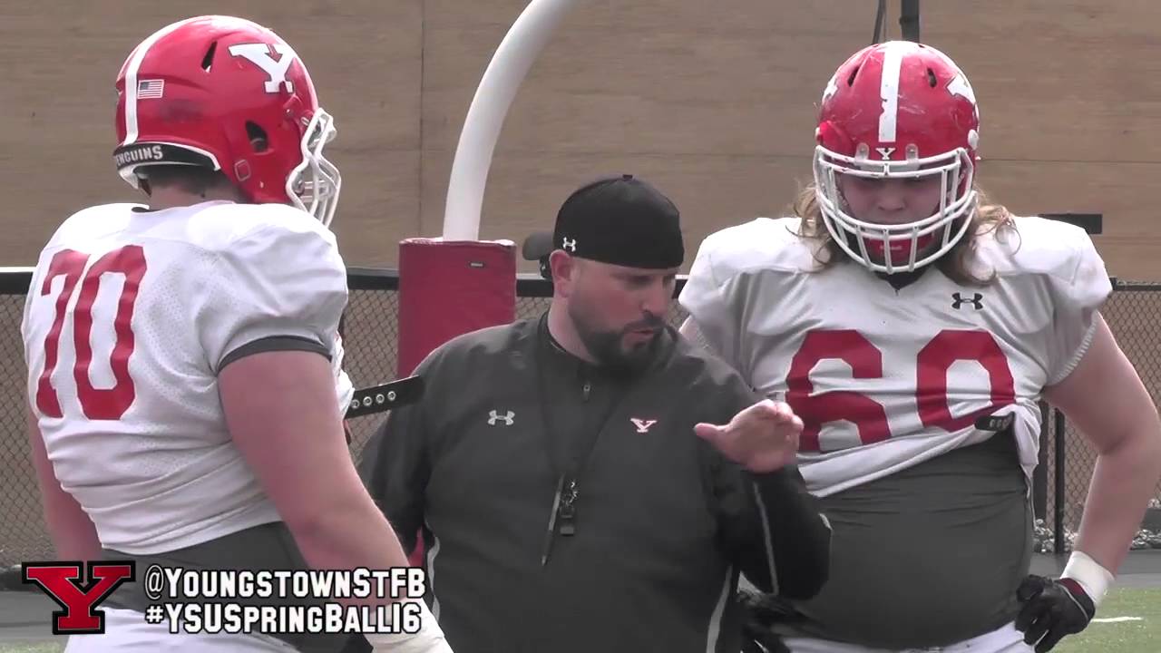 2016 YSU Football Mic'd Up - Coach Carmen Bricillo