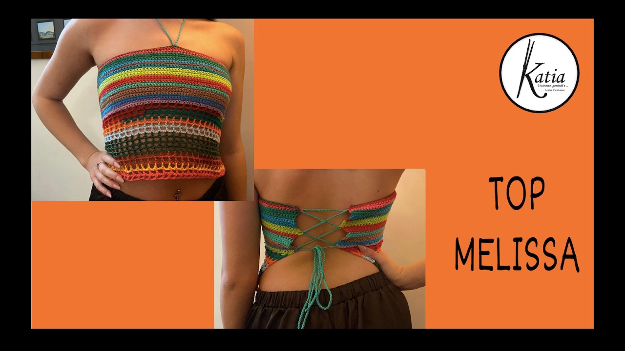 Tutorial Top estivo Melissa all'uncinetto