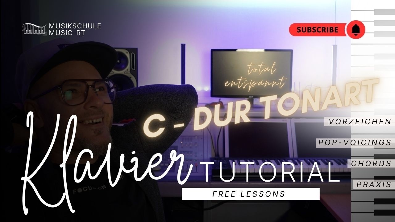 PIANO TUTORIAL - MODERNE POP-VOICINGS und AKKORDE in C-Dur