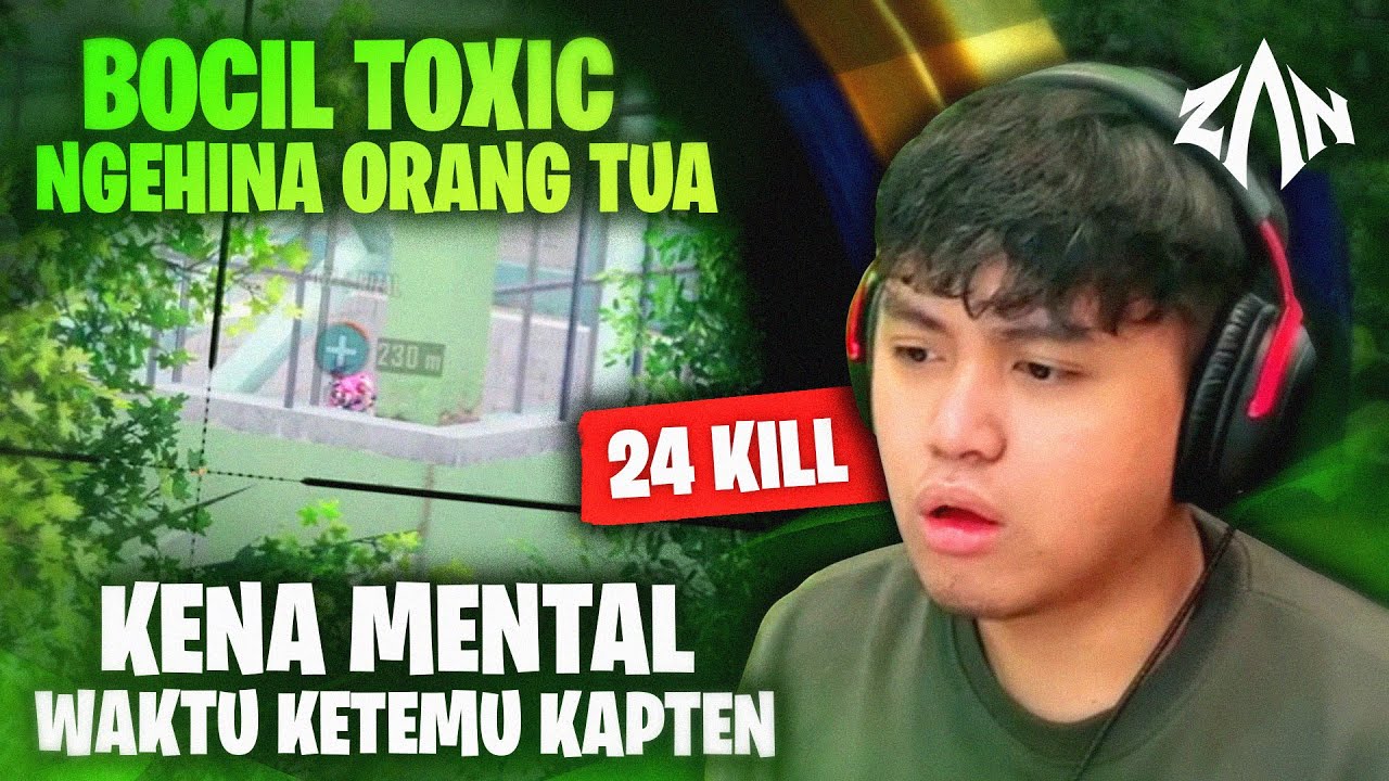 Bocil Toxic Ngehina Orang Tua, Ketemu Kapten Langsung Kena Mental !!