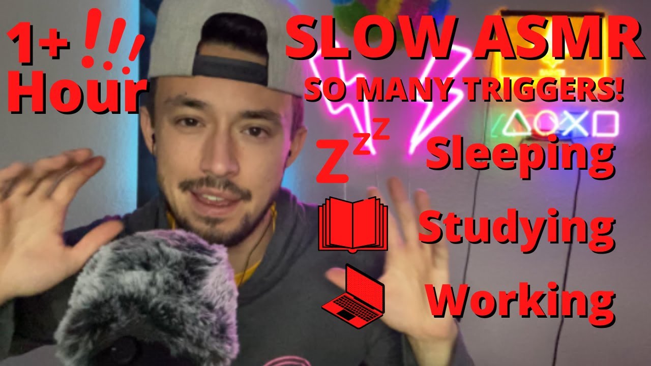 Slow ASMR | Perfect for Sleeping, Studying, and Working | 1+ Hour of Slow ASMR