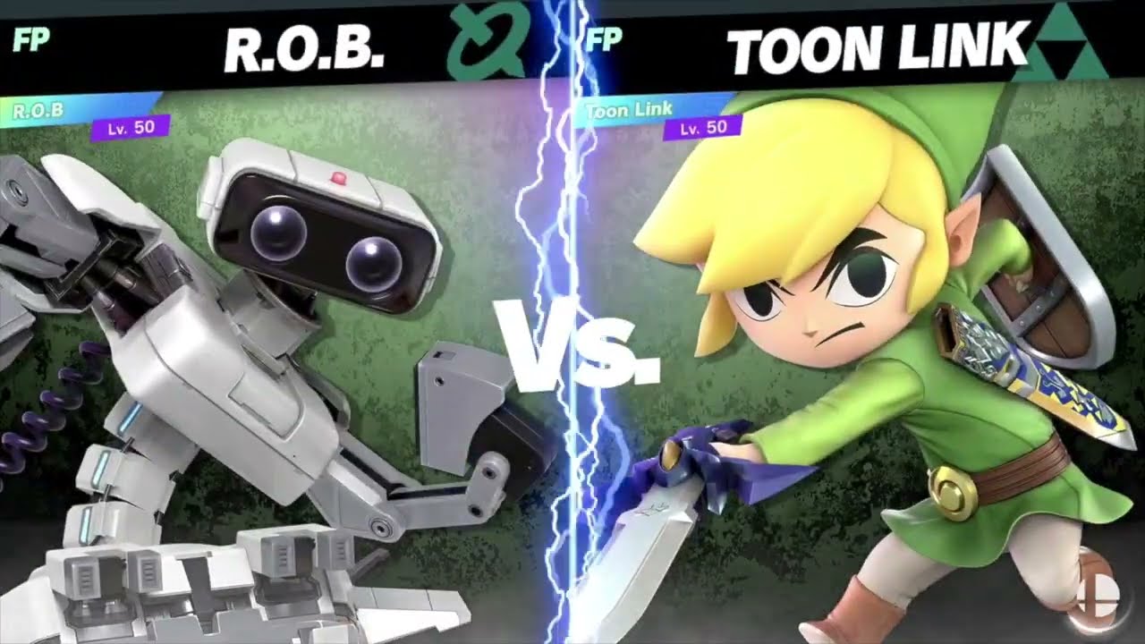 Super Smash Bros Ultimate Amiibo Fights  – ROB vs the World #41 ROB vs Toon Link