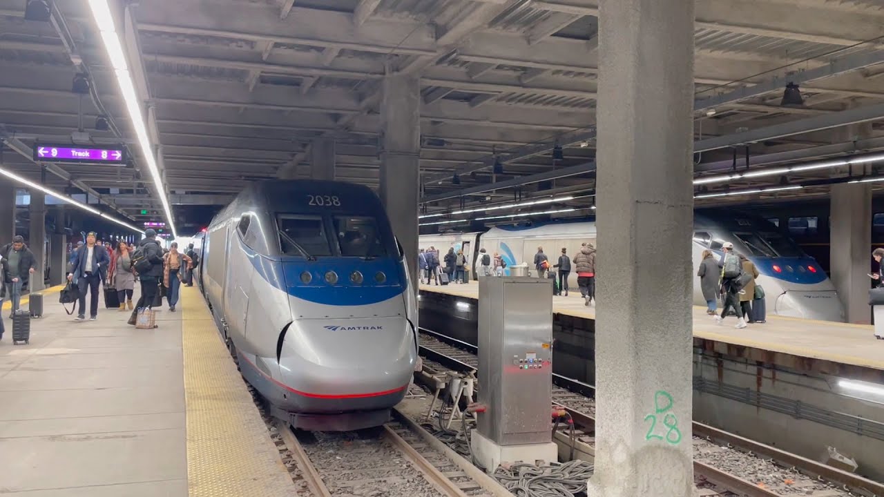 Amtrak: Acela Train 2152 Ride from New York, NY to Boston, MA