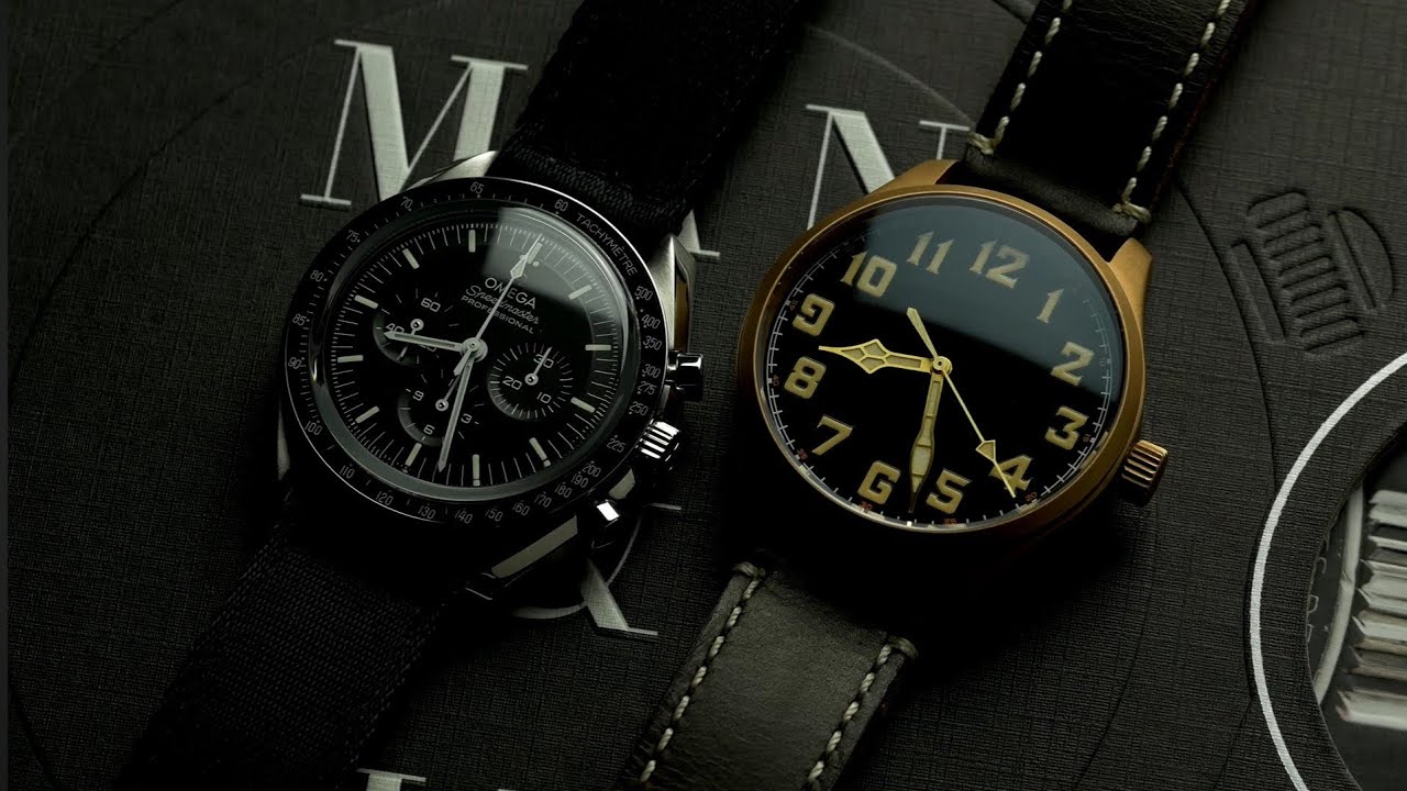 I was enjoying my Speedmaster and then THIS came in...the Omega is now in the box!! Baltany Pilot