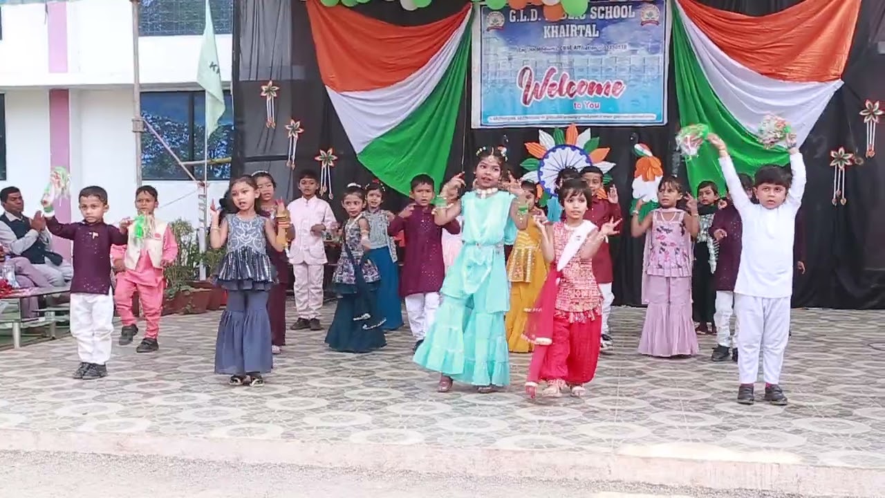 Performance by UKB students on the occasion of Republic Day celebration | GLD PUBLIC SCHOOL KHAIRTAL