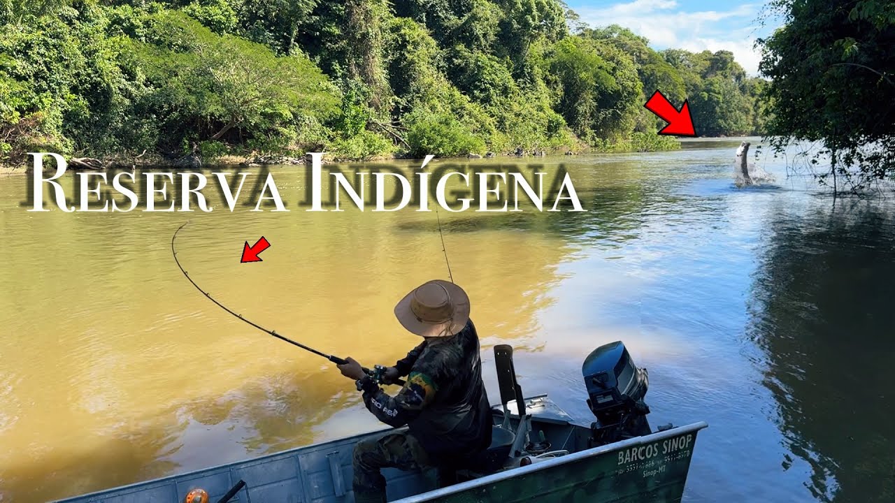 Só FISGADA bruta, PESCARIA e ACAMPAMENTO com os amigos em uma RESERVA INDÍGENA!