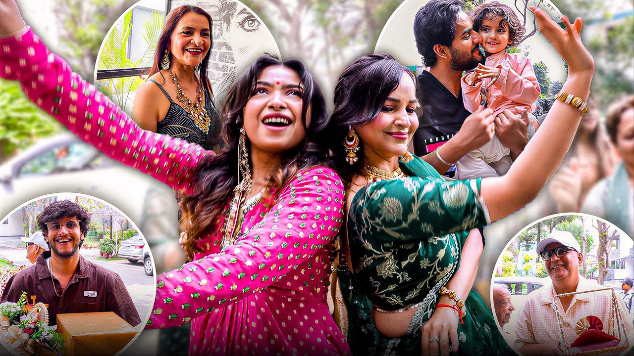 Prerna ke new house ka mahurat ,family gathering and full masti 