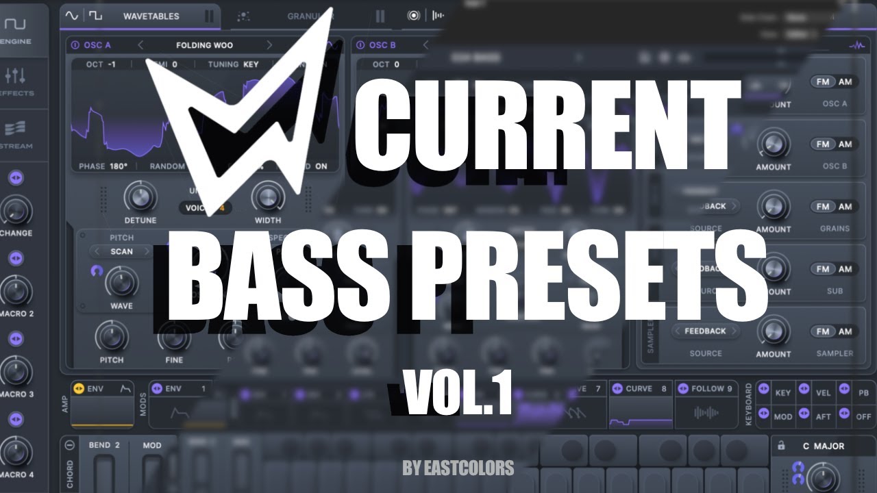 EastColors Bass Presets Pack vol. 1 - Minimal Audio Current #current #preset #bass