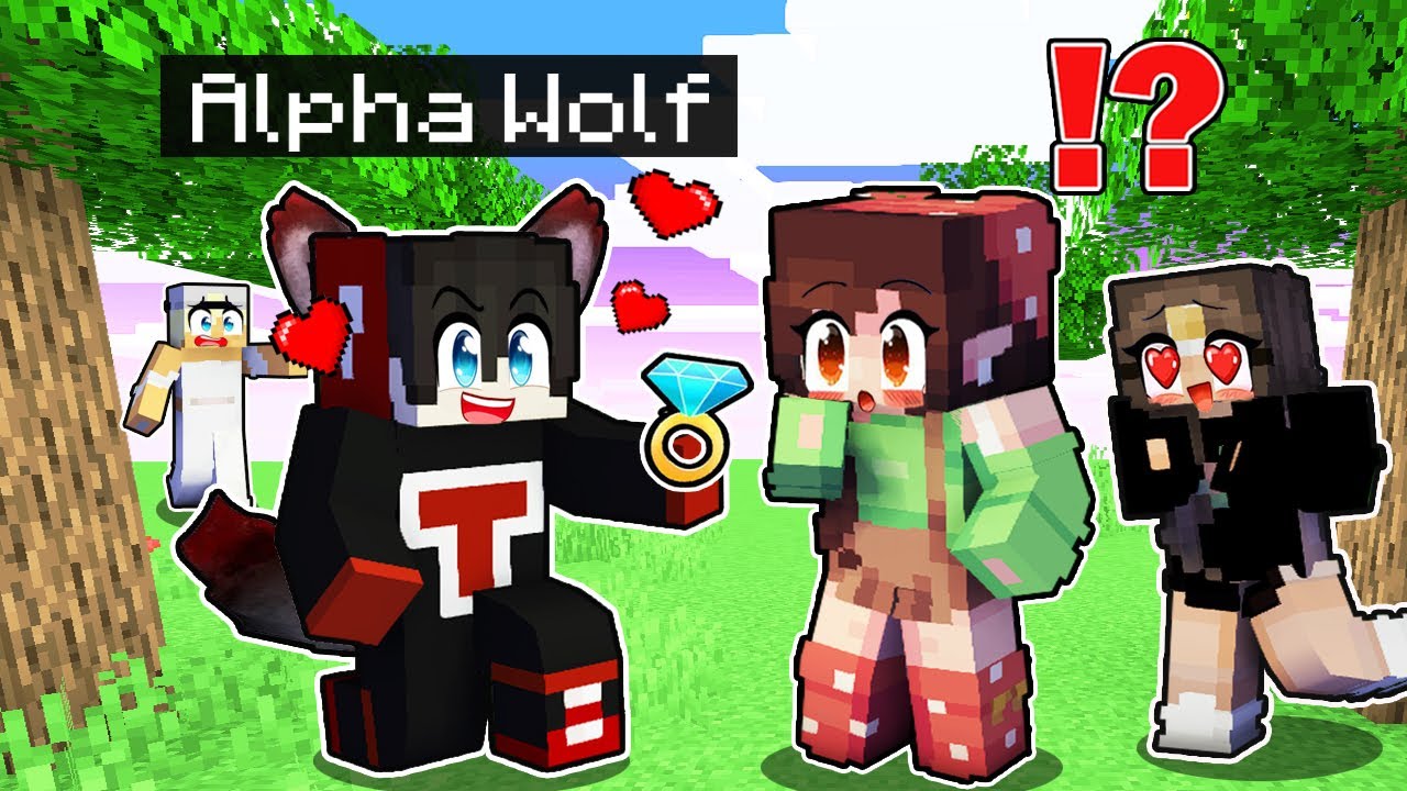 The Alpha Wolf PROPOSES In Minecraft! ( Tagalog )