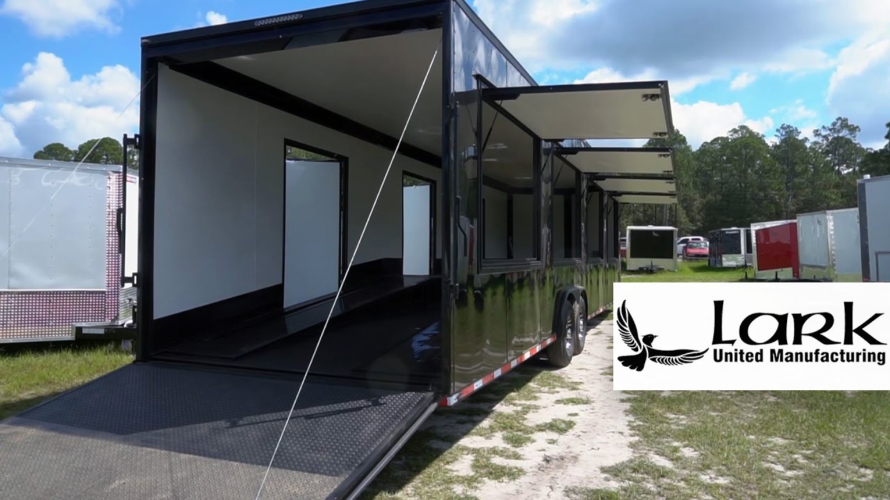 8.5 x 30 Enclosed Exotic Car Hauler w/ Ramp Over Design