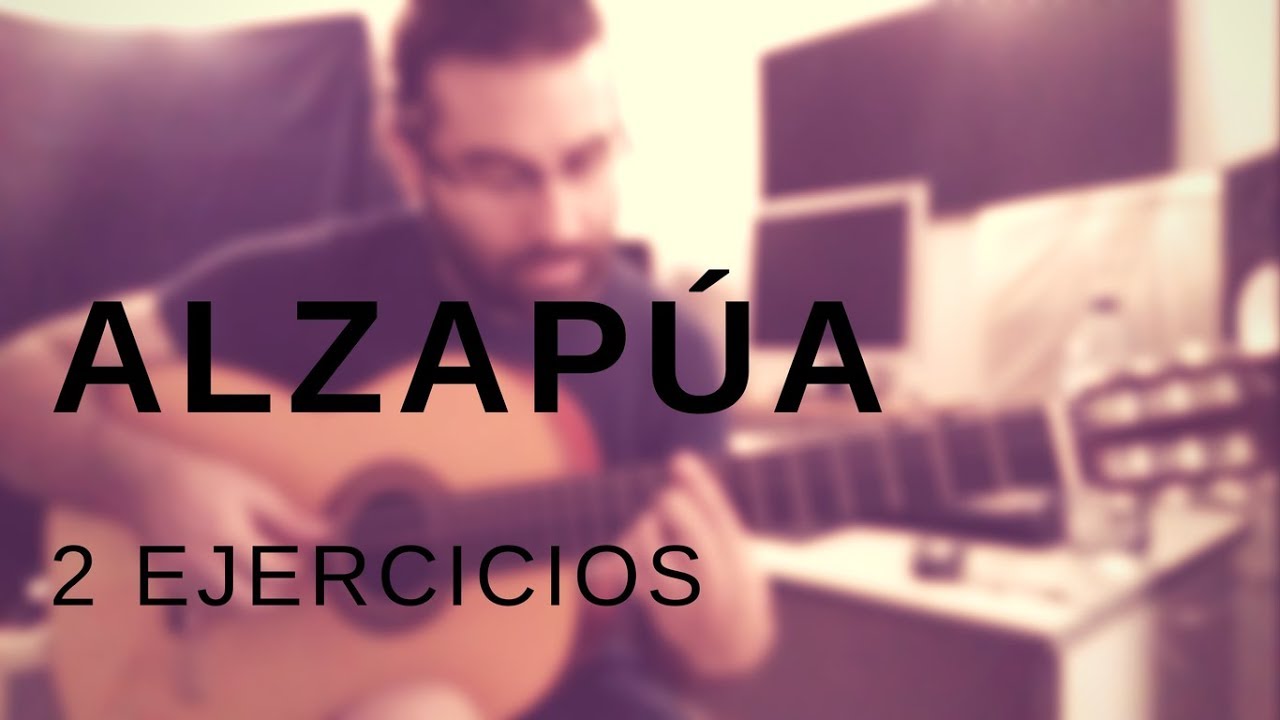 Guitarra flamenca-Medio-Alzapúa- 2 ejercicios de M.Sanlucar y Chicuelo