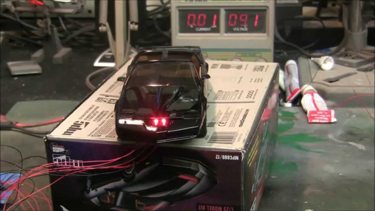 Сборка модели Knight Rider K.I.T.T. MPC в масштабе 1:25, часть 2.