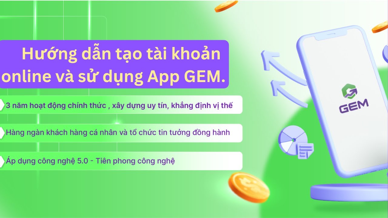 C&aacute;ch mở t&agrave;i khoản chứng kho&aacute;n online GEMSTOCK trong 2 ph&uacute;t.