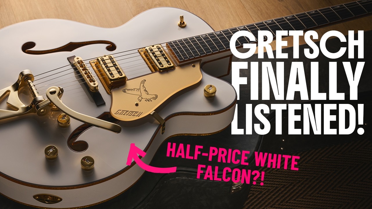Gretsch Synchromatic Falcon demo - classic White Falcon hollowbody tones on a budget?