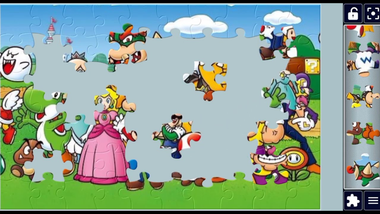 Mario & Friends 🧩✨ jigsawpuzzle #Mario #Nintendo #Gaming 🚀🎮@puzzlemaster1034 