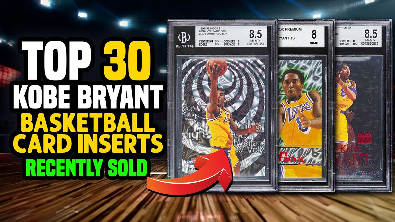 TOP 30 Kobe Bryant Basketball Card Inserts Recently Sold - #basketballcards