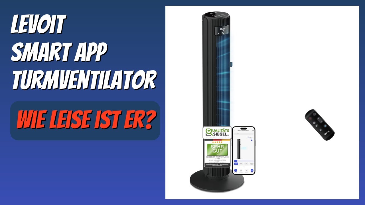 BEWERTUNG (2026): Levoit Smart APP Turmventilator. Infos