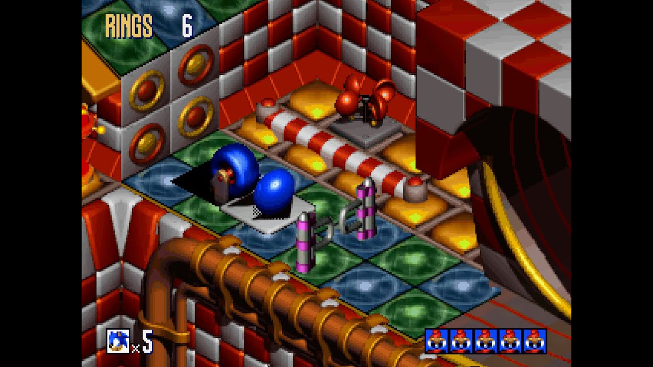 Sonic 3D: Flickies' Island/Sonic 3D Blast (Saturn) [Part 3: Spring Stadium]