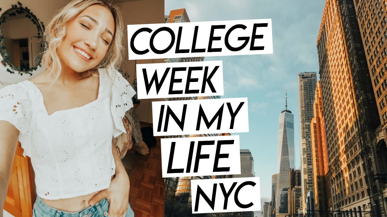 college week in my life nyc | healthy grocery haul, applying to jobs, and doctors appointments!