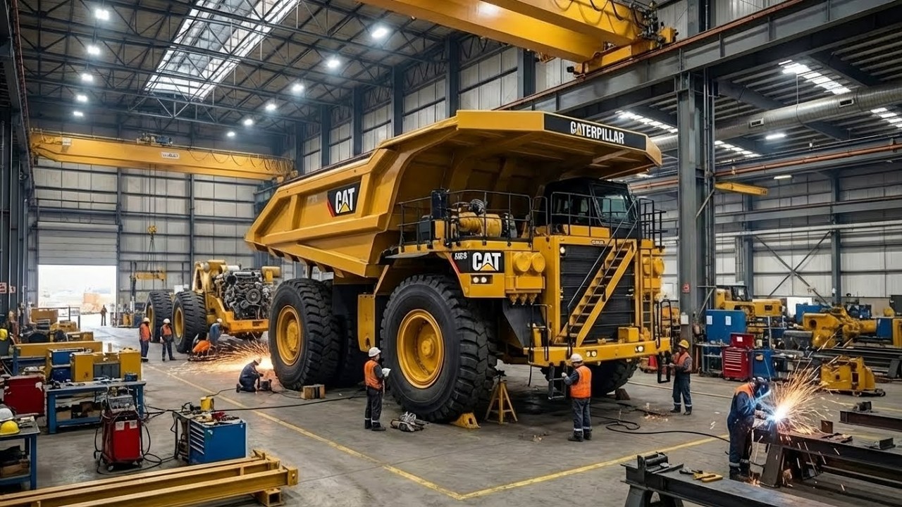 Inside the World's Largest Truck Manufacturing: Creating a 450-TON Monster