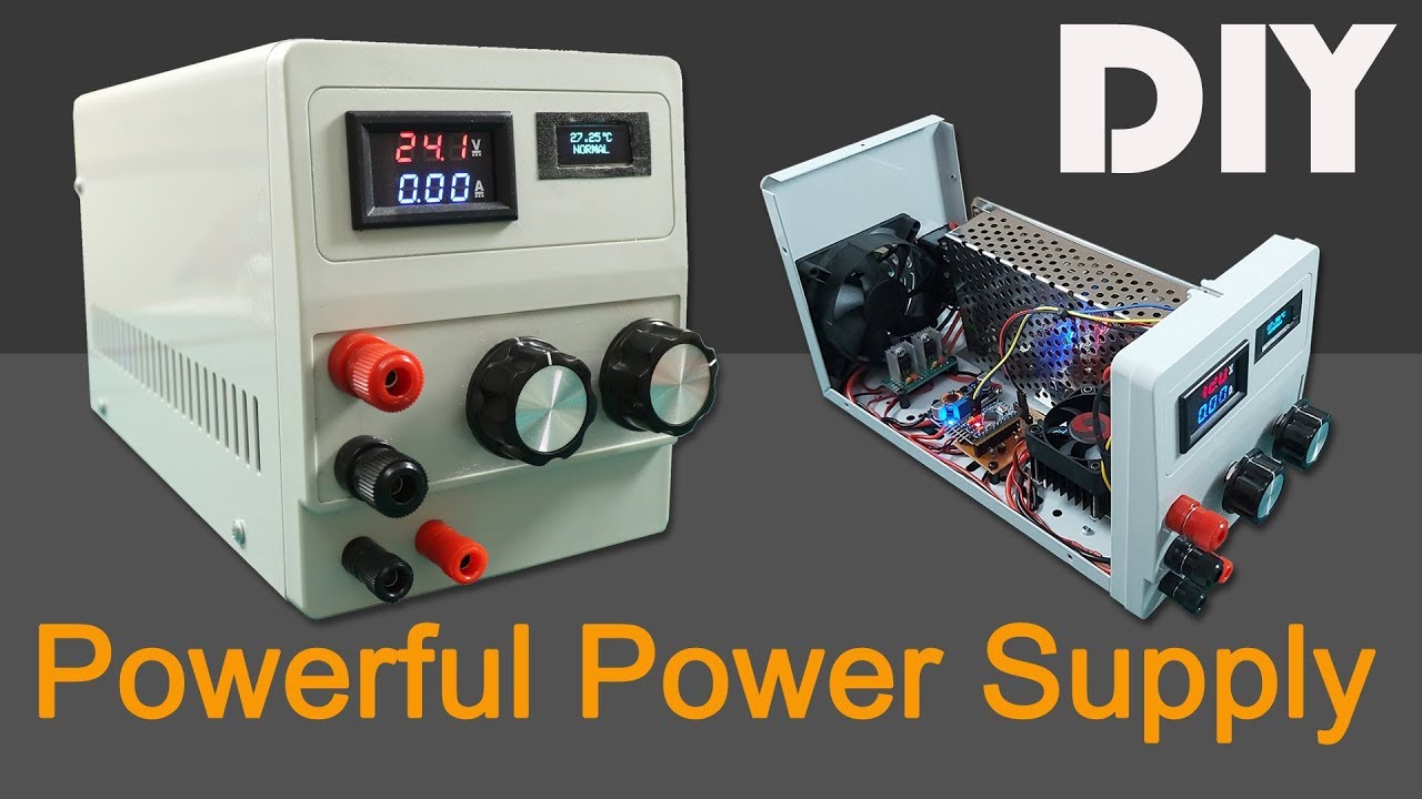 How To Make 1.2-24V | 0-9A Power Supply Variable Voltage, Current. DIY Laboratory Adjustable PS 120W