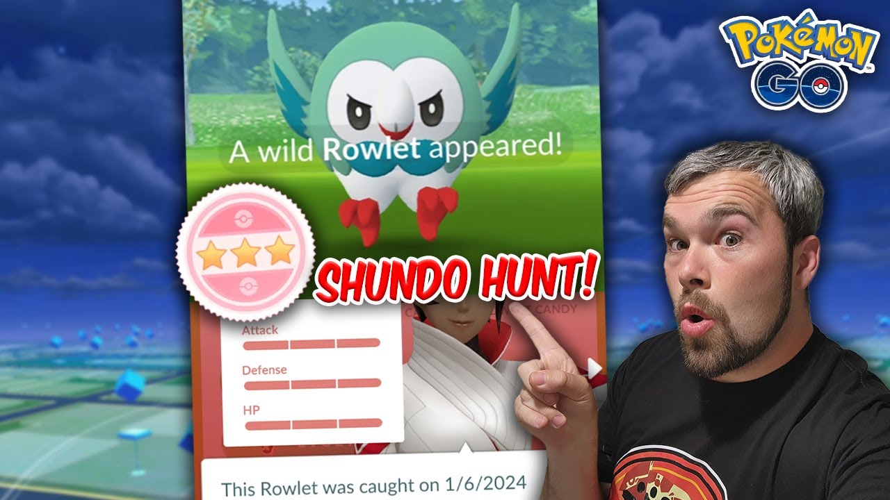Shundo Rowlet Caught! But there's a problem...