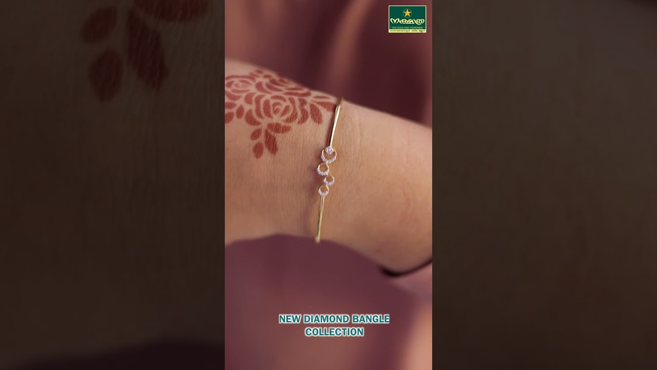 NEW DIAMOND BANGLE COLLECTION | Nakshathra 916 Gold and Diamonds