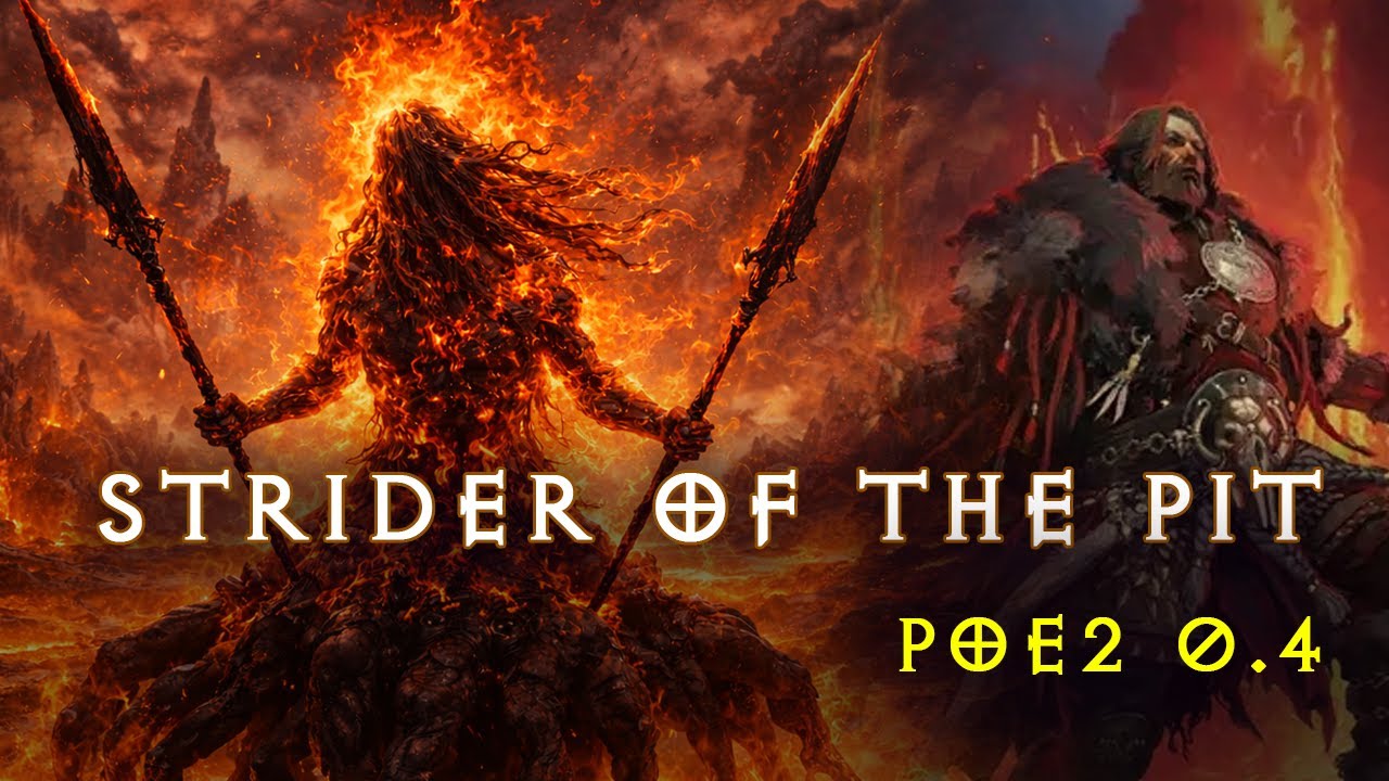 [POE2] 0.4 Strider of the Pit - Shaman Minion Build - End Game Contents