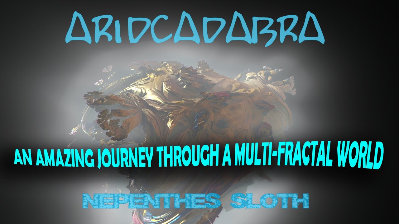 ARIDCADABRA: An amazing surreal flight through multiple fractal worlds - Original rock music 4k
