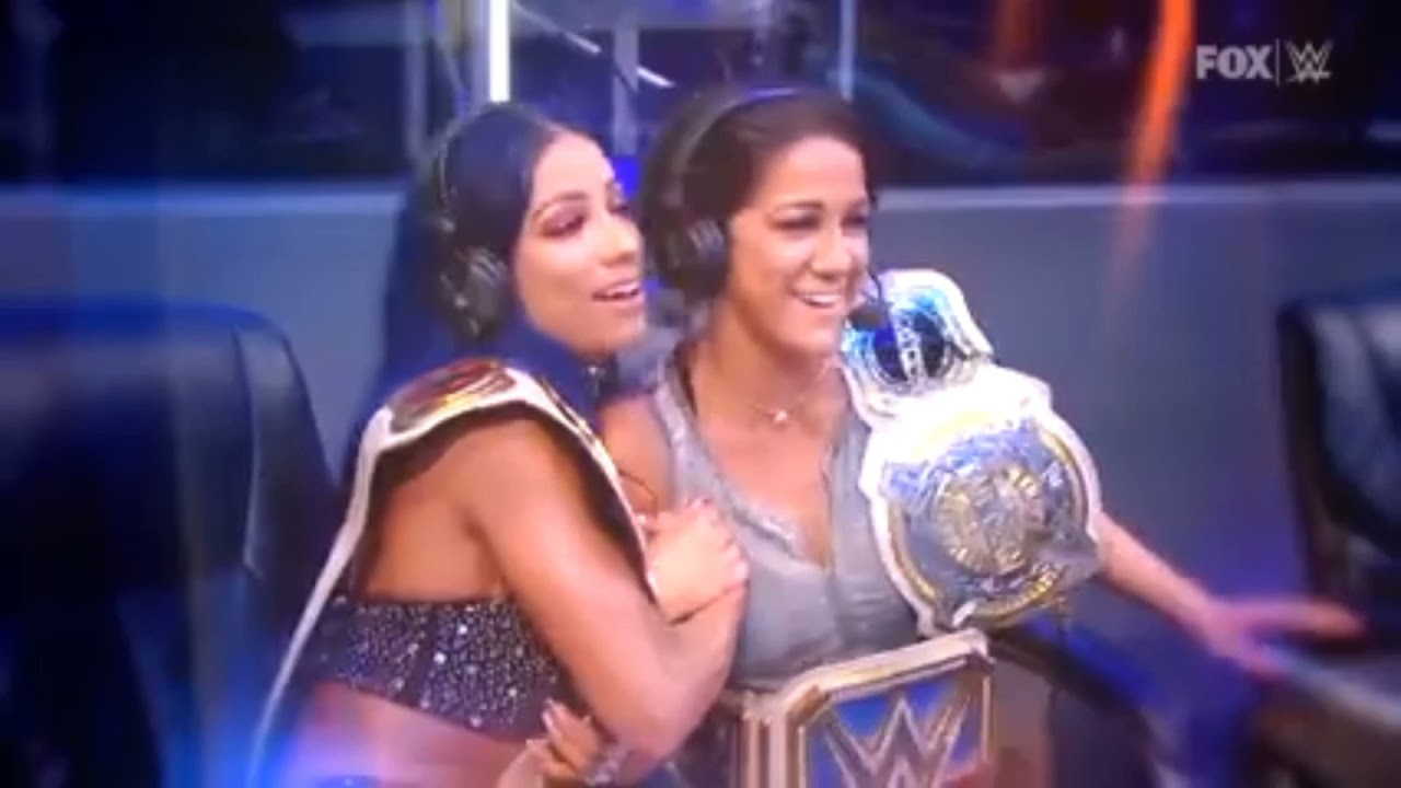 Sasha banks and Bayley (mv)-feel my love