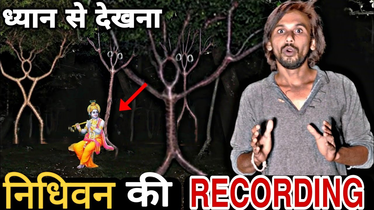 There is a Real Ghost Record On Camera |Mystrey Of Vrindavan Nidhivan Night Recording | real Ghost