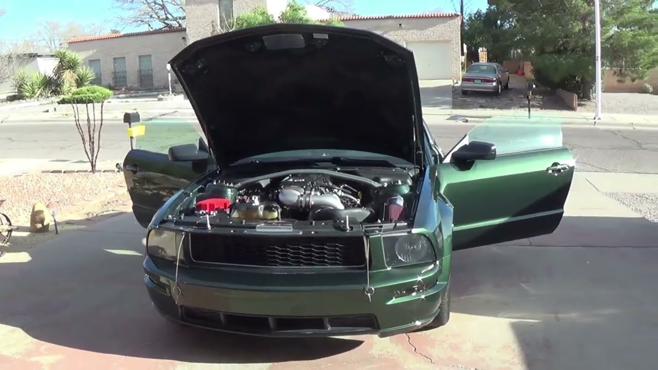 Supercharged 2008 Bullitt Mustang  