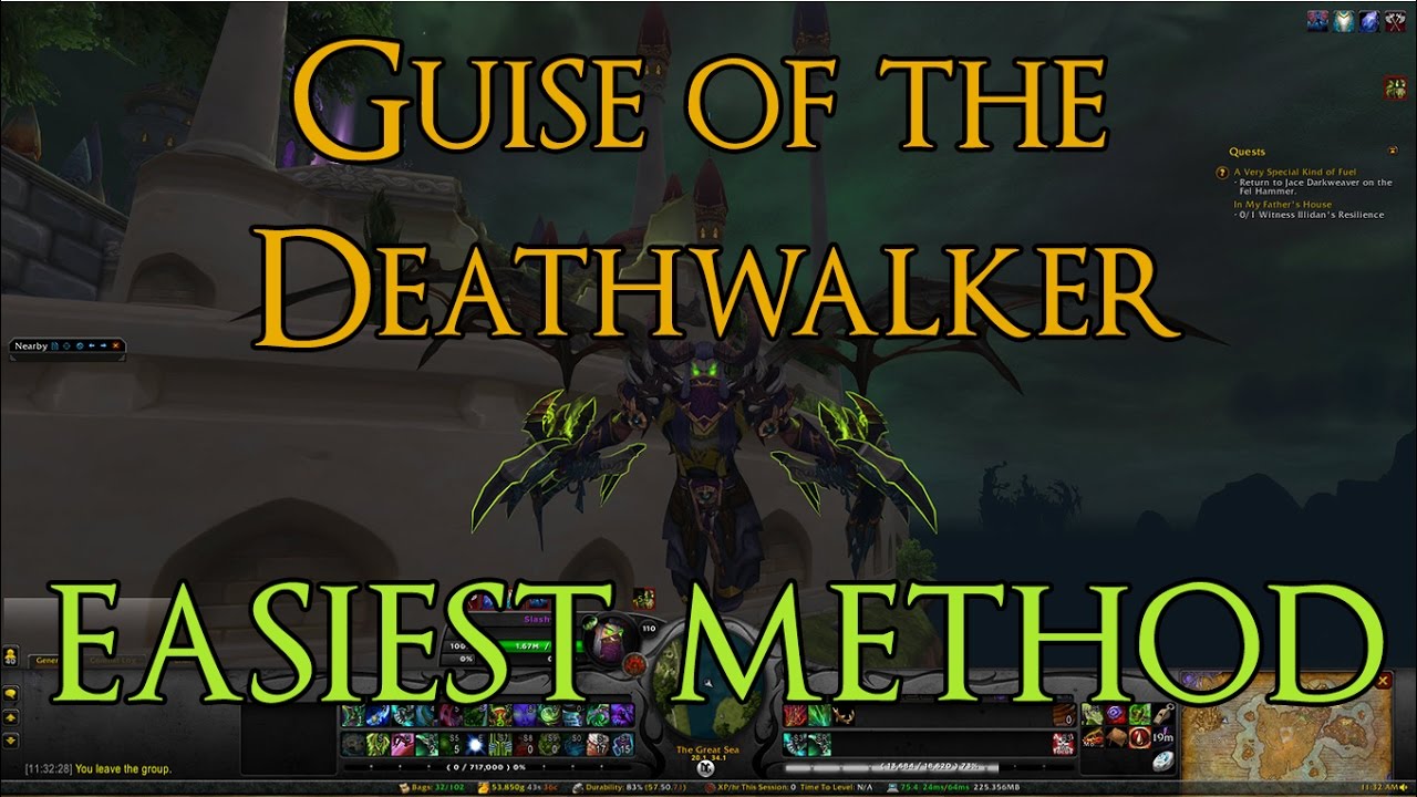 Havoc Demon Hunter Hidden Artifact - Guise of the Deathwalker - Easiest Method!