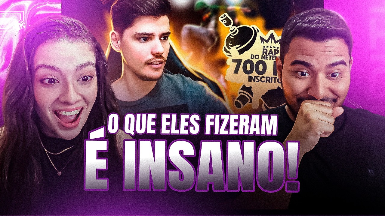 CASAL REAGE: Rap Do Netenho ft. TK Raps Especial 700 Mil Inscritos