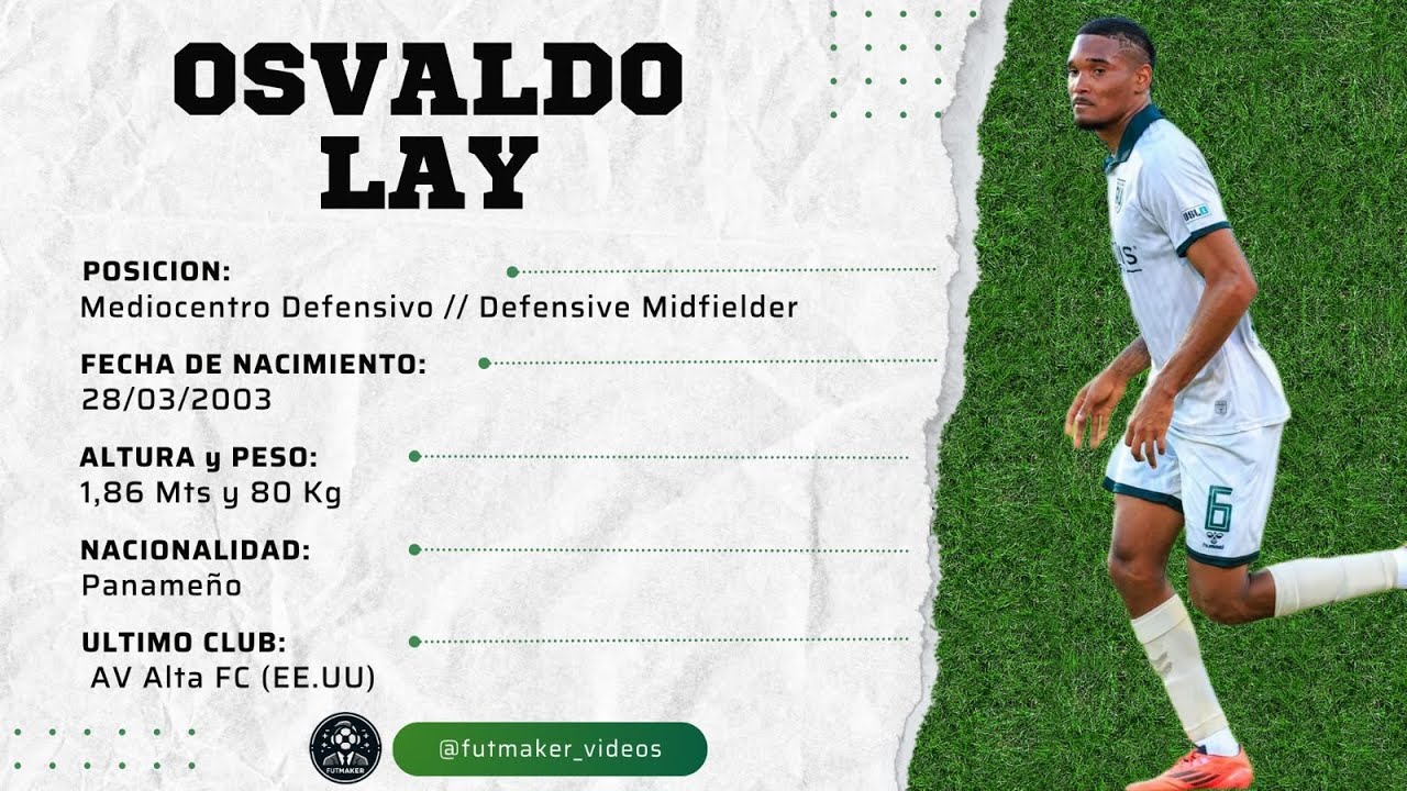 Osvaldo Lay | Mediocentro Defensivo - Deffensive Midfielder | Highlights - AV Alta (EE.UU) 2025