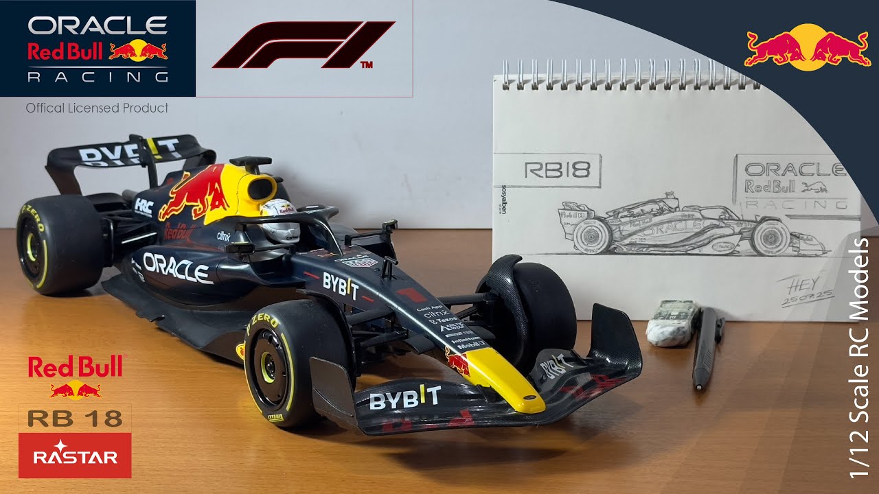Rastar Oracle Red Bull RB18 1/12 Scale RC Model