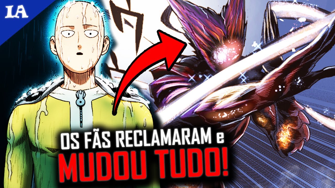 NUNCA VI UM AUTOR FAZER ISSO! AGORA É SAITAMA VS GAROU MODO DEUS!