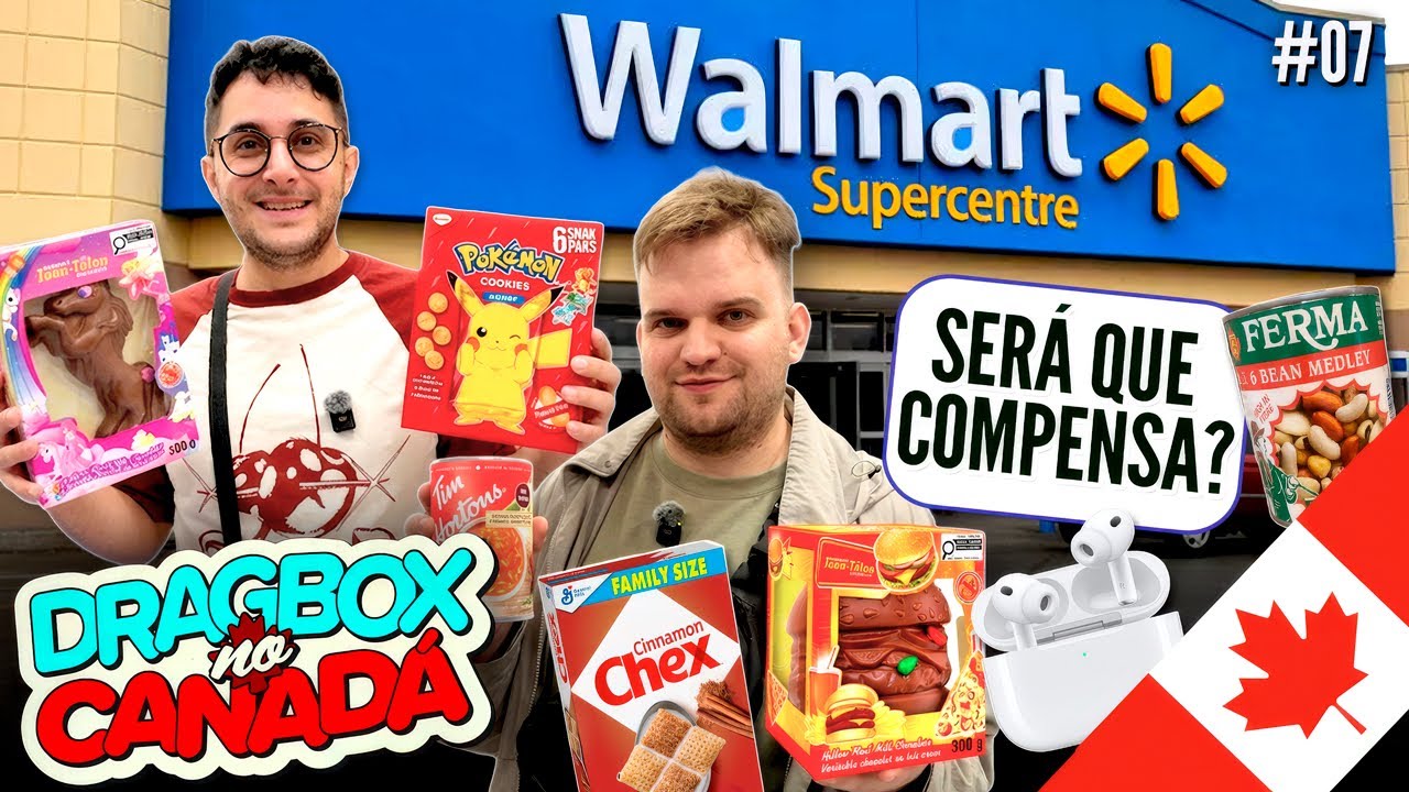 TOUR pelo MERCADO WALMART do CANAD&Aacute; | Dragbox no Canad&aacute; #07