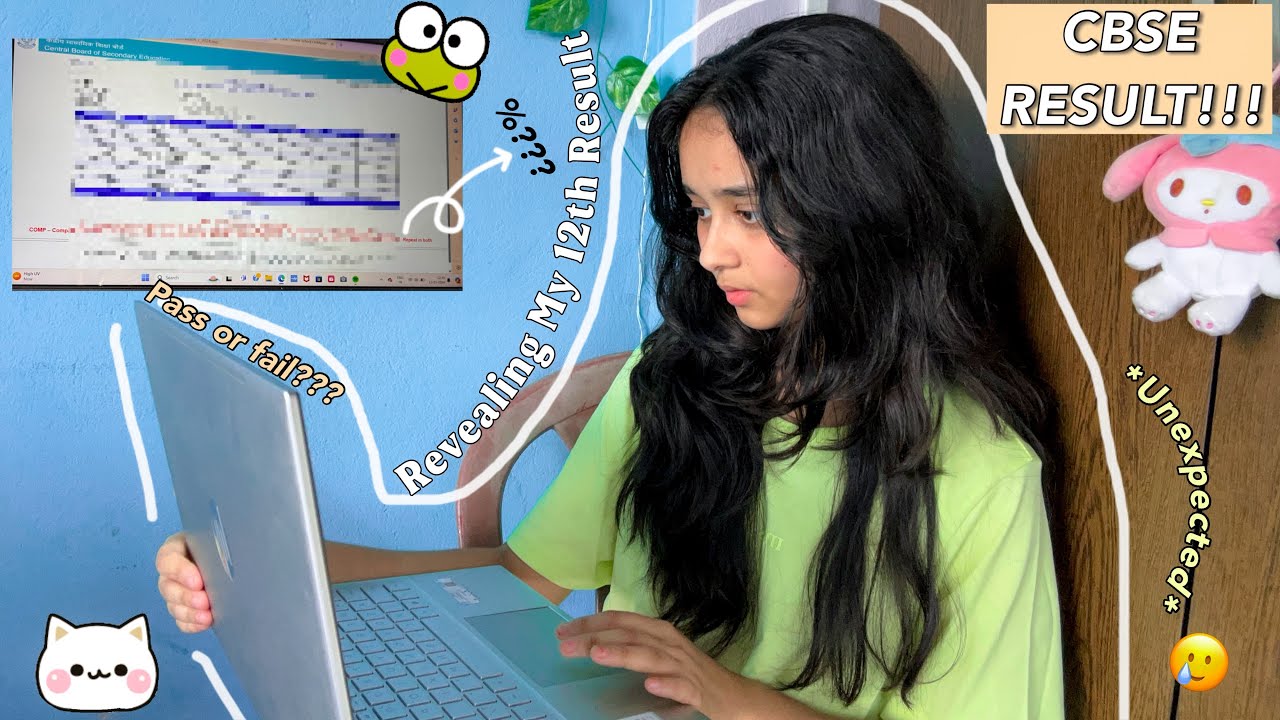 My CBSE Class 12 Result Reaction😱😭 | Marks Reveal???
