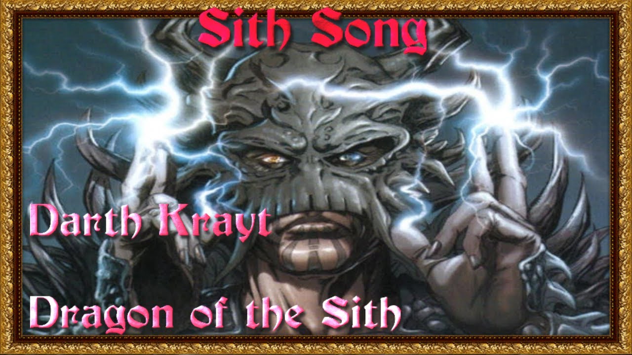 Dragon of the Sith: Darth Krayt - AI Star Wars Sith Song