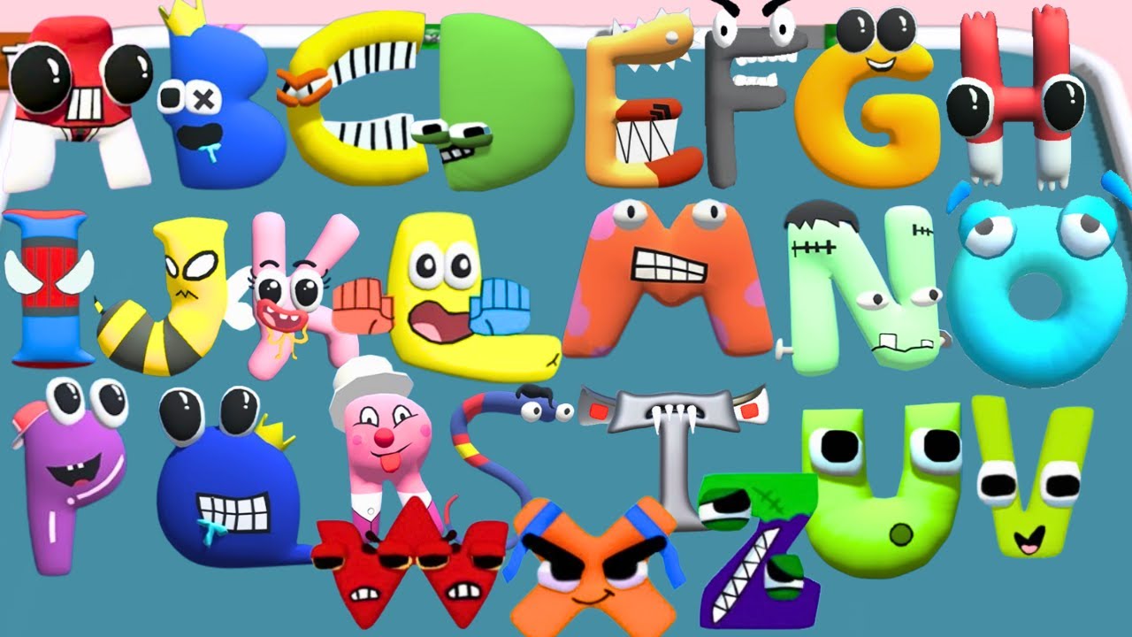 Merge Alphabet Room Door vs Merge Alphabet Lore Run New Update vs Combine Alphabet Merge Master