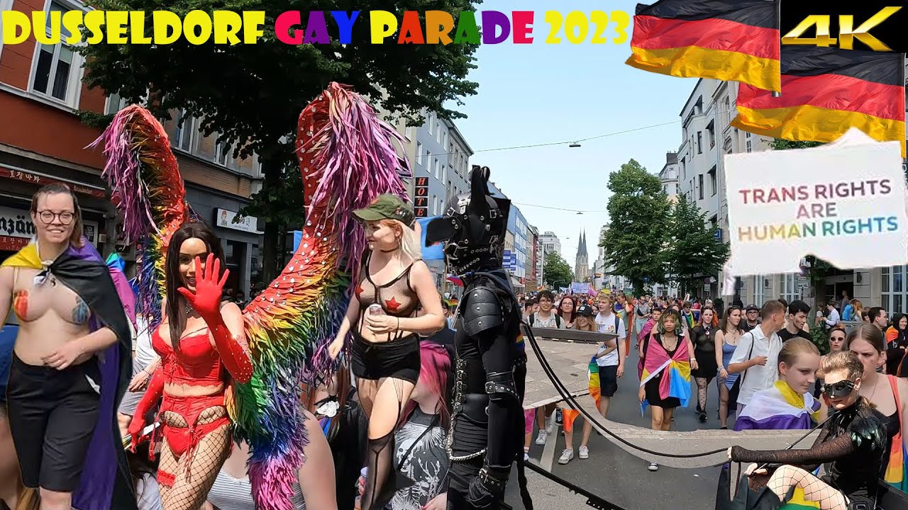 🌈👭👬Germany, Dusseldorf Gay pride parade 2023 (10 June). Christopher street day Dusseldorf